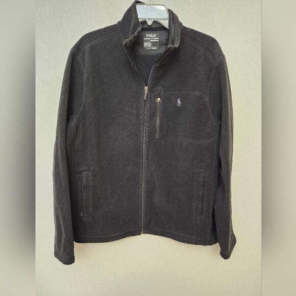 Polo by Ralph Lauren‎ Performance Black  full zip jacket Size LG - Picture 11 of 11